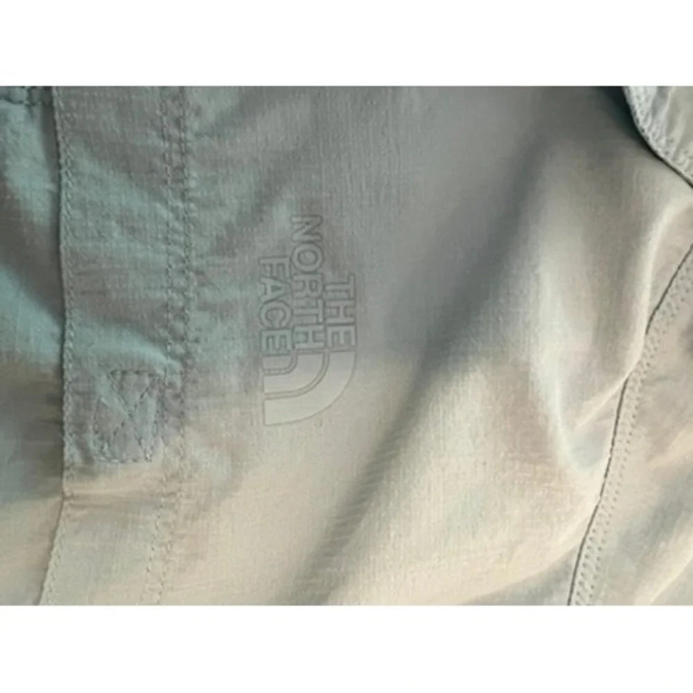 The North Face Mens Light Blue Nylon Hiking Fishing‎ Long Sleeve Shirt Size M